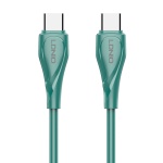 LDNIO καλώδιο USB-C σε USB-C LC611C, 65W PD, 1m, πράσινο