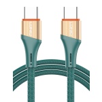 LDNIO καλώδιο USB-C σε USB-C LC631C, 65W PD, 1m, πράσινο