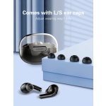 LDNIO earphones με θήκη φόρτισης T02, True Wireless, HiFi, Φ13mm, λευκά - Image 5