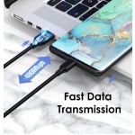 CABLETIME καλώδιο USB-C σε USB CT-CMAMN1, 3A, 480Mbps, 1m, μπλε - Image 3