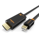 CABLETIME καλώδιο mini DisplayPort σε HDMI CT-AV588-03G4K, 4K/30Hz, 1.8m, μαύρο