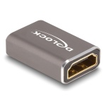DELOCK αντάπτορας HDMI 60078 με Ethernet, 8K/60Hz, μεταλλικός, γκρι - Image 2