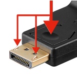 GOOBAY καλώδιο DisplayPort σε VGA 60606, 1080p, 0.15m, μαύρο - Image 2