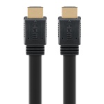 GOOBAY καλώδιο HDMI 2.0 61281, Ethernet, flat, 4K/60Hz 18 Gbps, 5m, μαύρο - Image 3