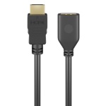 GOOBAY καλώδιο προέκτασης HDMI 61313 Ethernet, 4K/60Hz 18Gbps, 5m, μαύρο - Image 2