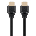 GOOBAY καλώδιο HDMI 2.1 61638, Ethernet, ARC, 8K/60Hz 48 Gbps, 1m, μαύρο - Image 2