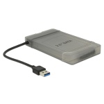 DELOCK αντάπτορας USB σε SATA 62742 με θήκη για 2.5" HDD/SSD, 6Gbps - Image 2
