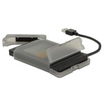 DELOCK αντάπτορας USB σε SATA 62742 με θήκη για 2.5" HDD/SSD, 6Gbps - Image 3