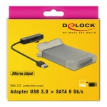 DELOCK αντάπτορας USB σε SATA 62742 με θήκη για 2.5" HDD/SSD, 6Gbps - Image 4