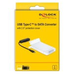 DELOCK αντάπτορας USB-C σε SATA 64084 με θήκη για 2.5" HDD/SSD, 6Gbps - Image 4
