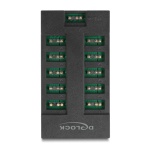 DELOCK RGB hub 64128 για ARGB LEDs, 10 θύρες, μαύρο - Image 3