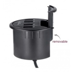 DELOCK USB hub 64153, 4x θυρών, 5Gbps, Φ60mm, USB σύνδεση, μαύρο - Image 3