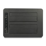 DELOCK docking station για 2.5" ή 3.5" SATA HDD/SSD 64183, 2 θέσεων, με card reader, 5Gbps, clone function, μαύρο - Image 3