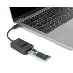 DELOCK αντάπτορας USB-C σε M.2 NVMe PCIe/SATA SSD 64198, 10Gbps - Image 2