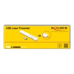 DELOCK τηλεχειριστήριο παρουσιάσεων 64251 με laser & πλήκτρα, 30m, λευκό - Image 5