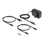 DELOCK docking station για M.2 NVMe/SATA ή 2.5"/3.5" SSD/HDD 64252, 10Gbps, clone function, μαύρο - Image 3