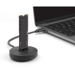 DELOCK docking station για M.2 NVMe/SATA SSD 64254, 10Gbps, μαύρο - Image 2