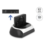 DELOCK docking station για M.2 NVMe/SATA ή 2.5"/3.5" SSD/HDD 64280, 10Gbps, μαύρο - Image 5