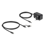 DELOCK USB hub 64326 με διακόπτες, 7x θυρών, 10Gbps, USB/USB-C σύνδεση, μαύρο - Image 3