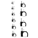 GOOBAY ρόκα στήριξης καλωδίων 64678, 5mm, μαύρο, 100τμχ - Image 4