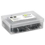 GOOBAY ρόκα στήριξης καλωδίων 64679, 6mm, μαύρο, 100τμχ - Image 5