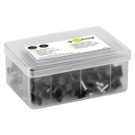 GOOBAY ρόκα στήριξης καλωδίων 64681, 8mm, μαύρο, 100τμχ - Image 5