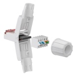 GOOBAY βύσμα RJ45 65942, CAT 6 UTP, tool-free, λευκό - Image 3