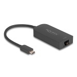 DELOCK αντάπτορας δικτύου 66046, USB-C, 2.5Gbps Ethernet, μαύρος