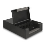 DELOCK κυτίο ένωσης 4 θυρών 66235 για Keystone modules, μαύρο - Image 3