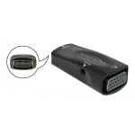DELOCK αντάπτορας HDMI σε VGA 66560, με audio, 1080p/60Hz, μαύρος - Image 2