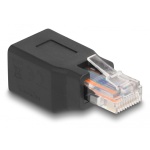 DELOCK αντάπτορας RJ45/RJ48/RJ50 66991, 10P/10C pin out 1:1, μαύρος
