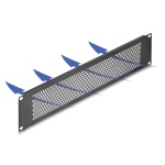 DELOCK κάλυμμα panel 67036 για 19"/2U rack, με αεραγωγούς, μαύρο - Image 2