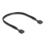 DELOCK αντάπτορας USB 2.0 Pin σε 2x USB Type-E Key A 67176 με USB pin καλώδιο - Image 4