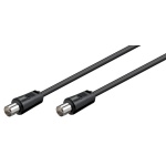 GOOBAY καλώδιο κεραίας αρσενικό 68146, <70dB, CCS, 1.5m, μαύρο - Image 2