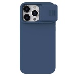 NILLKIN θήκη CamShield Silky Silicone για iPhone 15 Pro Max, μπλε