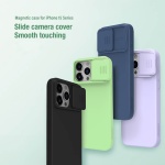 NILLKIN θήκη CamShield Silky Magnetic Silicone για iPhone 15 Pro, μαύρη - Image 2