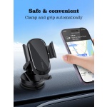 LDNIO ασύρματος φορτιστής & βάση αυτοκινήτου MW21-1, 15W, μαύρος - Image 2