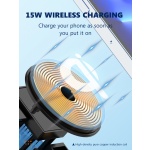 LDNIO σταθμός φόρτισης AW004, USB-C/3x USB/wireless, 32W, PD/QC, λευκός - Image 4