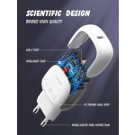 LDNIO φορτιστής τοίχου A1206C με καλώδιο USB-C, 1x USB-C, 27W PD, λευκός - Image 3