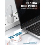 LDNIO καλώδιο USB-C σε USB-C LC601C, 100W PD, 1m, γκρι - Image 2