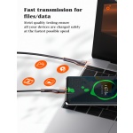 LDNIO καλώδιο USB-C σε USB-C LC651C, 65W, 1m, χρυσό - Image 3