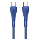 LDNIO καλώδιο USB-C σε USB-C LC672C, 65W PD, 2m, μπλε