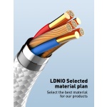LDNIO καλώδιο USB-C σε USB-C LC861C, 65W PD, 1m, γκρι - Image 3