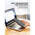 LDNIO καλώδιο USB-C σε USB-C LC812C, 65W PD, 2m, λευκό - Image 3