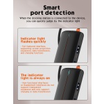 LDNIO USB hub DS-26U με θύρα δικτύου, 6 θυρών, USB-C σύνδεση, 100W PD, λευκό - Image 5