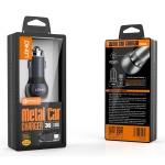 LDNIO φορτιστής αυτοκινήτου C503Q με καλώδιο, 2x USB, 36W, QC, γκρι - Image 4