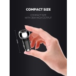 LDNIO φορτιστής αυτοκινήτου C1 με καλώδιο, USB & USB-C, 38W PD, μαύρος - Image 3