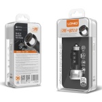 LDNIO φορτιστής αυτοκινήτου C1 με καλώδιο, USB & USB-C, 38W PD, μαύρος - Image 5