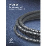 LDNIO καλώδιο USB-C σε USB-C LC101, 65W PD, 1m, γκρι - Image 3