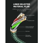 LDNIO καλώδιο USB-C σε USB-C LC101, 65W PD, 1m, γκρι - Image 4